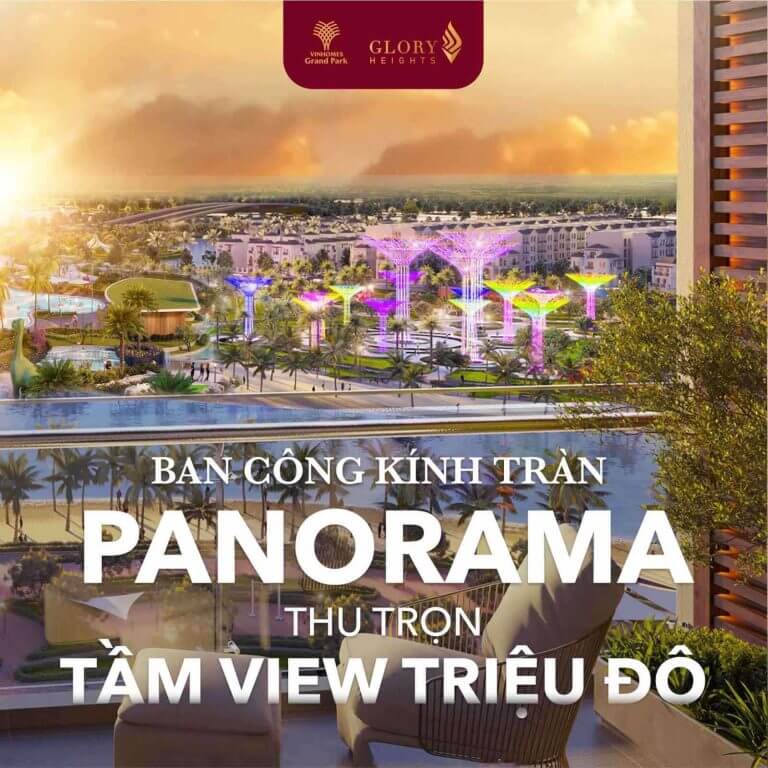 Ban công Vinhomes Grand Park Glory Heights