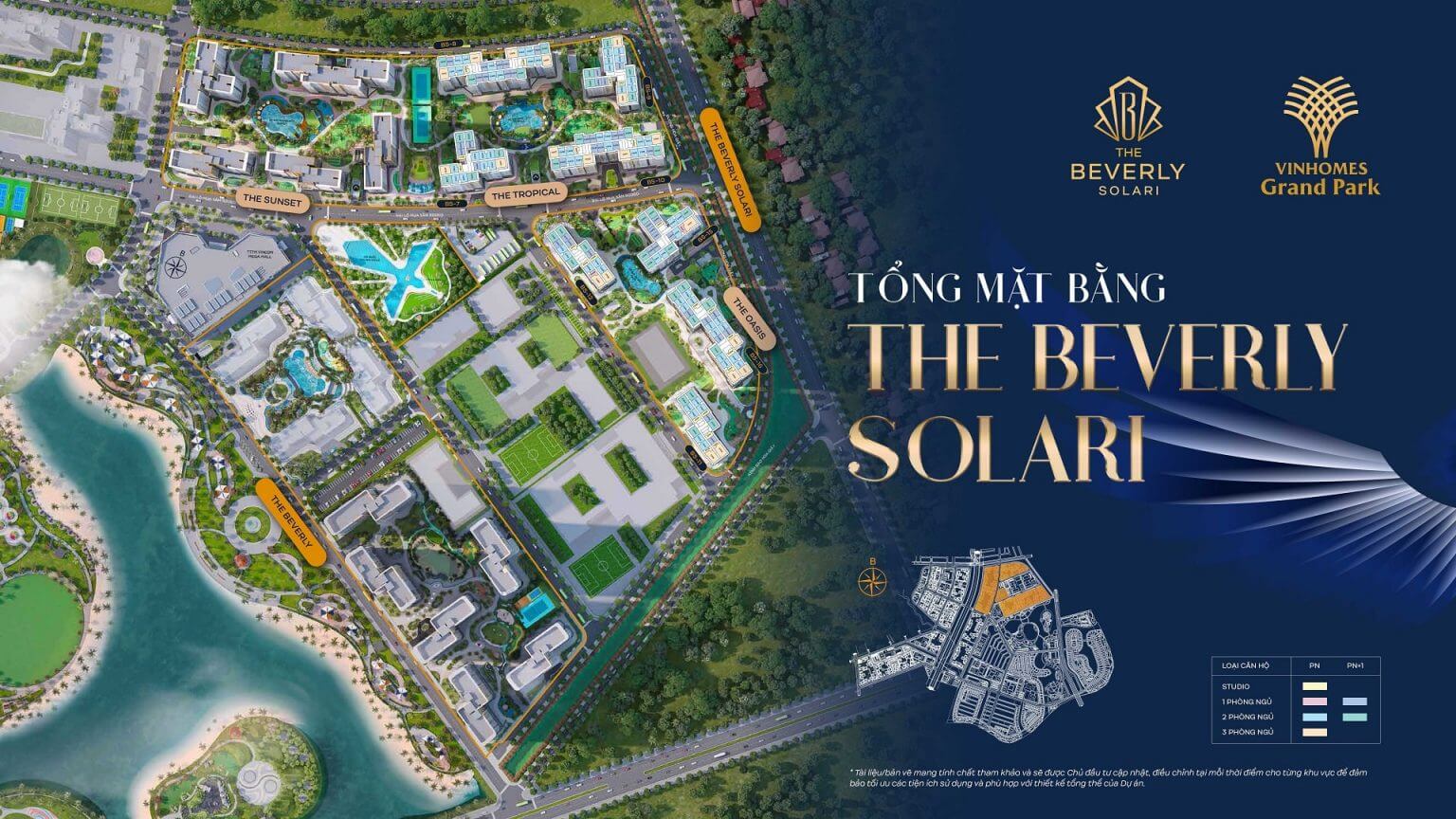 Mặt bằng Vinhomes Grand Park The Beverly Solari