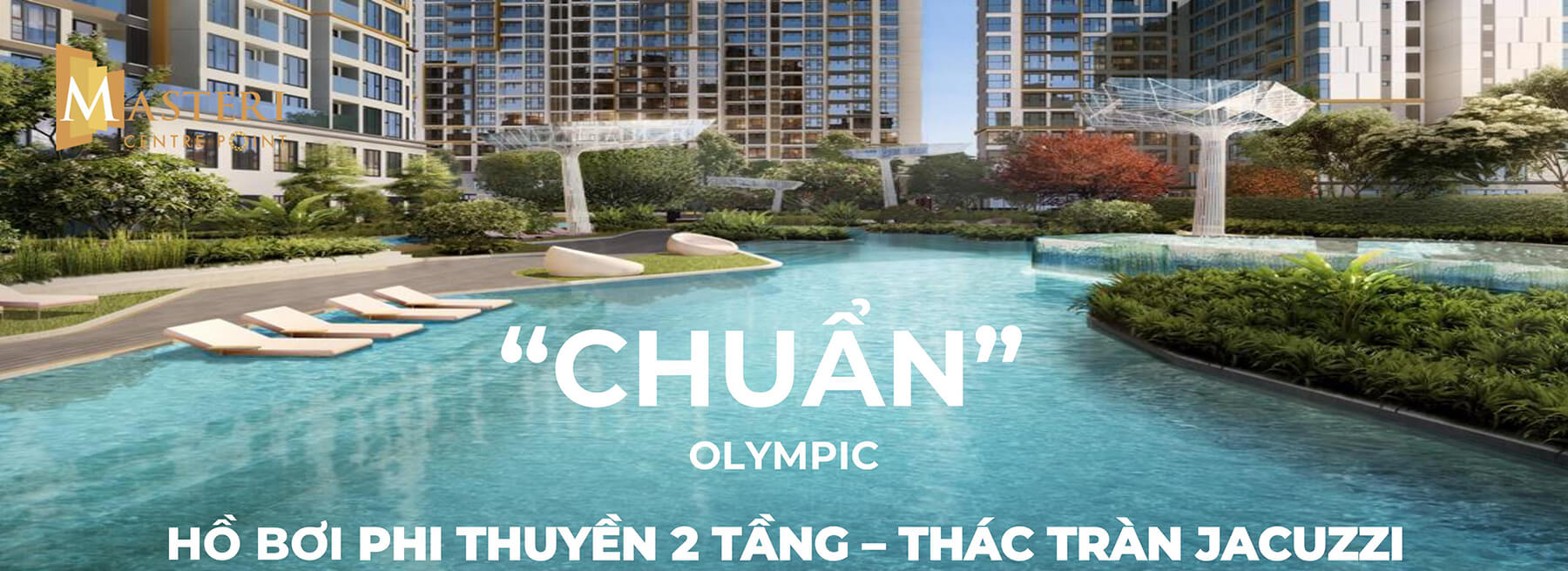 Hồ bơi Masteri Centre Point chuẩn Olympic