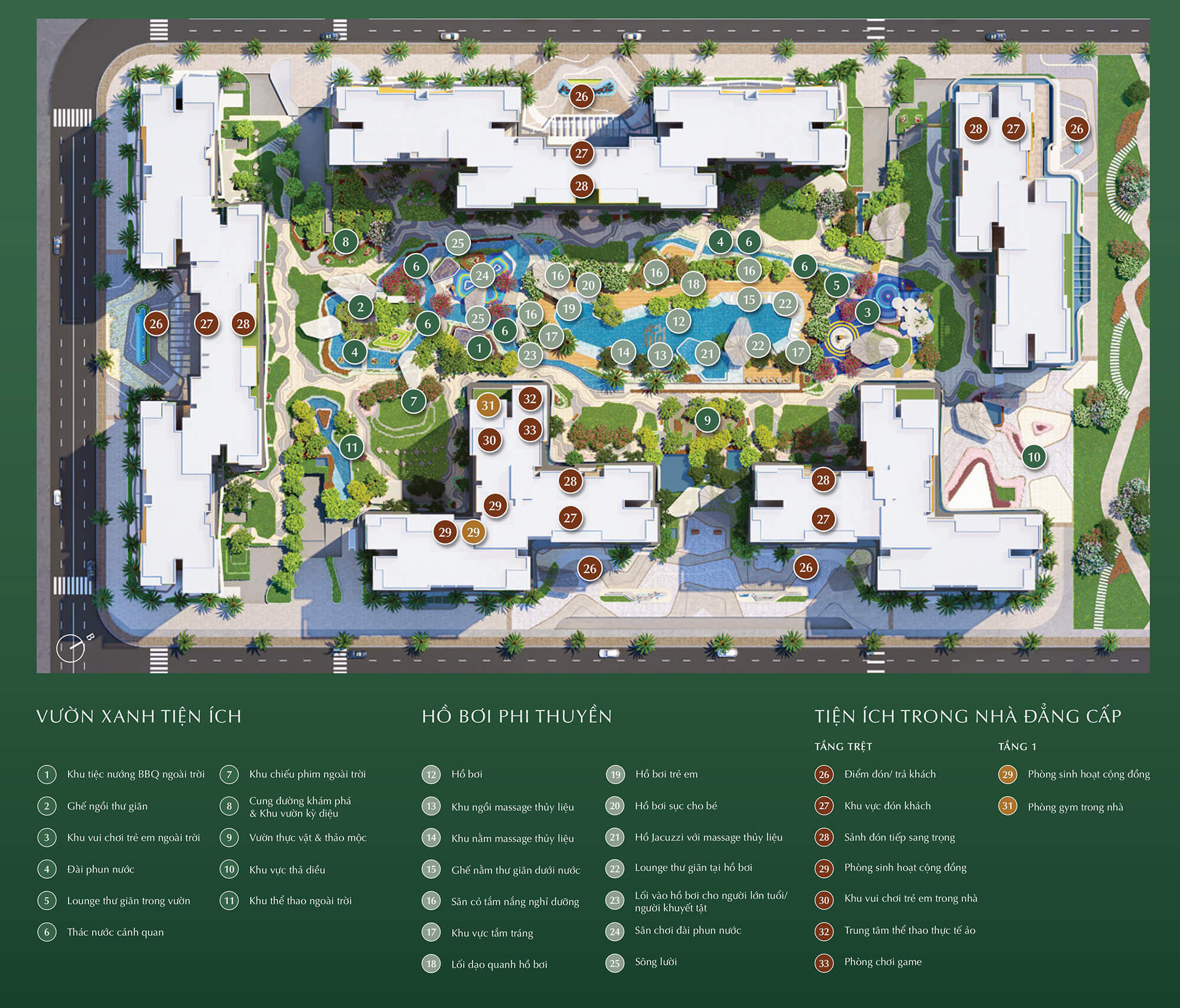 Tiện ích Lumiẻre Boulevard