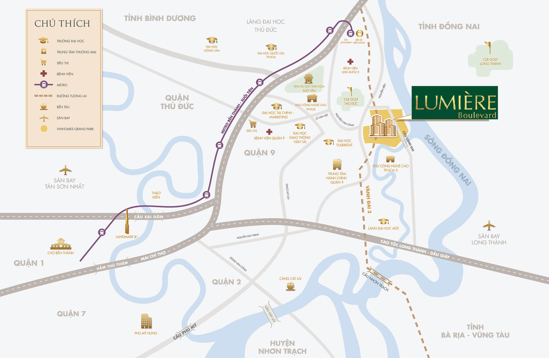 Vị trí bản đồ Lumiere Boulevard